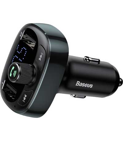 Baseus transmiter FM T-Type Bluetooth MP3 car charger tarnish (CCALL-TM0A)