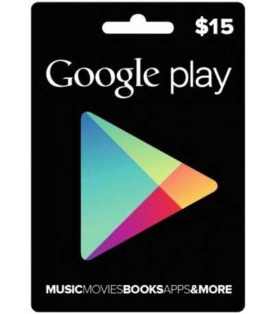 GooglePlay Card 15 Euro