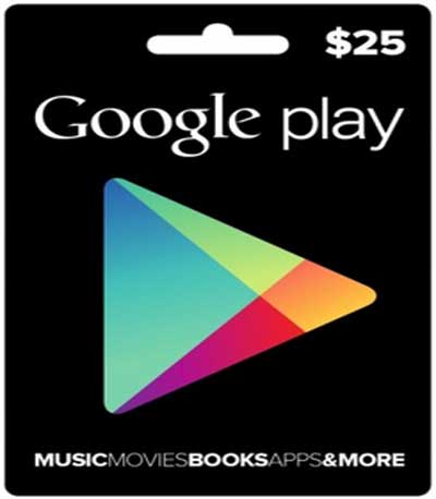 GooglePlay Card 25 Euro