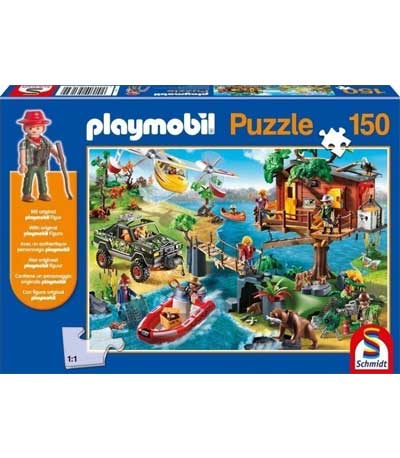 Schmidt Παζλ 150Τεμ. Playmobil Δεντρόσπιτο  56164