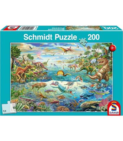 Schmidt Παζλ 200τεμ. - Ανακαλύψτε τους δεινοσαύρους 56253