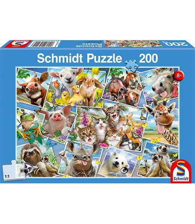 Schmidt Παζλ 200τεμ. Animal Selfies 56294