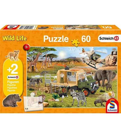 Schmidt Παζλ 60τεμ. Schleich Animal Rescue 56384