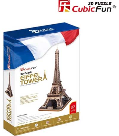 Cubic Fun 3D Πάζλ 82τεμ. Eiffel Tower MC091h