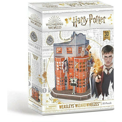 Cubic Fun 3D Παζλ Harry Potter Diagon Alley Weasleys Wizard 62pcs (DS1007h)