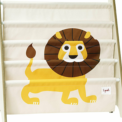 3 Sprouts Θήκη Αποθήκευσης Βιβλίων "Lion" από Ξύλο