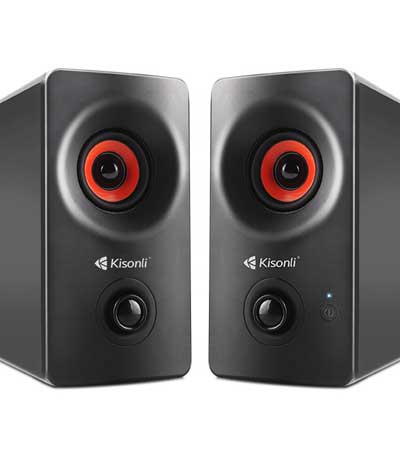 Ηχεία Kisonli AC-9002BT, Bluetooth, 2x5W, 220V, Μαυρο - 22146