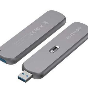 External Storage Enclosure SATA M.2 SSD BlitzWolf BW-SSDE4 B-key, 5Gbps, USB 3.1