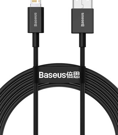 Baseus Superior Series Cable USB to iP 2.4A 1m (black)