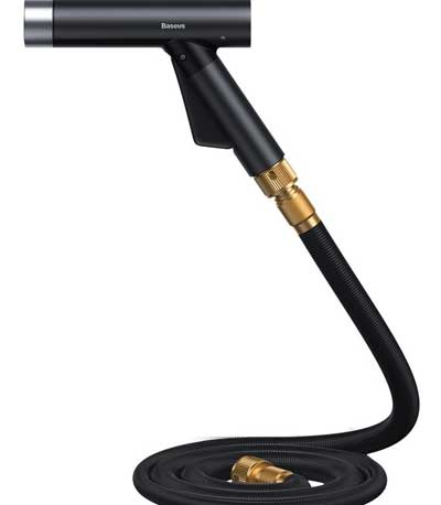 Baseus Simple Life Car Wash Spray Nozzle (with Magic Telescopic Water Pipe) 7.5m after water filling Black CRXC01-A01