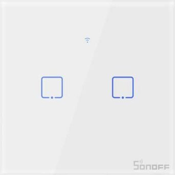 Sonoff Smart Switch WiFi + RF 433 T1 EU TX (2-channel) IM190314013