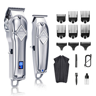 Limural 16 in 1 Σετ Κουρευτικής Μηχανής με Ασύρματο Hair Clipper,T-Blade Beard Trimmer (K11S+ I11)