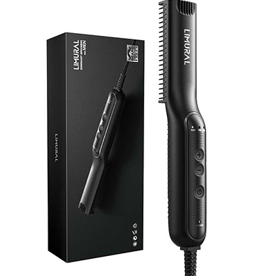 Limural BS1090 Ηλεκτρική Βούρτσα Beard and Hair Straightener