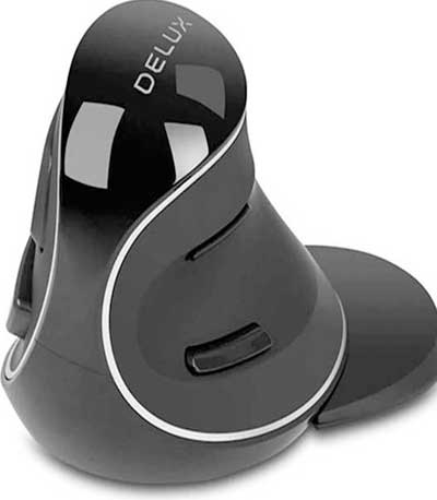 Delux Wireless Vertical Mouse M618PD BT/2.4G 4200DPI 3 devices