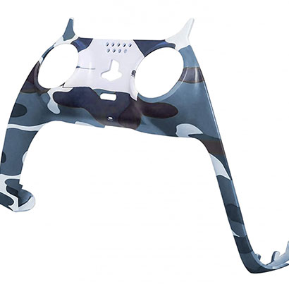 Piranha PS5 Controller Skins - Camo Blue