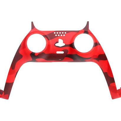 Piranha PS5 Controller Skins - Camo Red