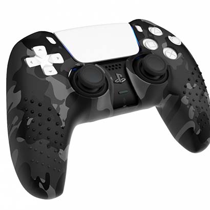 Piranha Θηκη Χειριστηριου Protective Silicone Skin PS5 Gray Camo