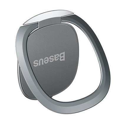 Baseus Invisible Ring holder for smartphones (silver) SUYB-0S