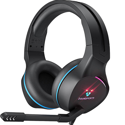 Soundpeats G1 headphones RGB (3.50mm) ,PS4,PS5,PC,XBOX,Nintendo (black)