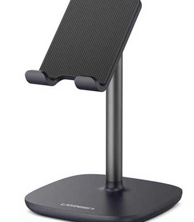 Ugreen LP177 Επιτραπέζια Βάση Στήριξης  Desktop Cell Phone Stand - Μαύρο 4″ to 7.9″ (60324)