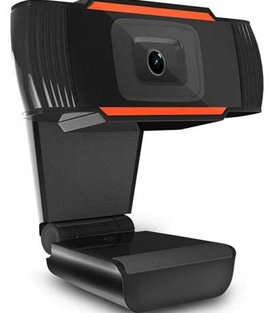 Webcam Kisonli HD-1085, Microphone, 1080p, Μαύρο - 3041