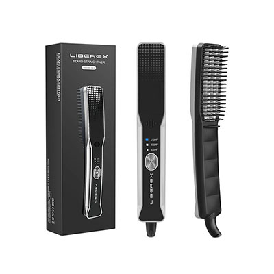 Liberex Ηλεκτρική Βούρτσα Ισιώματος Pro Beard & Hair Straightener with 3 Stage Temperature Control (CP009384)