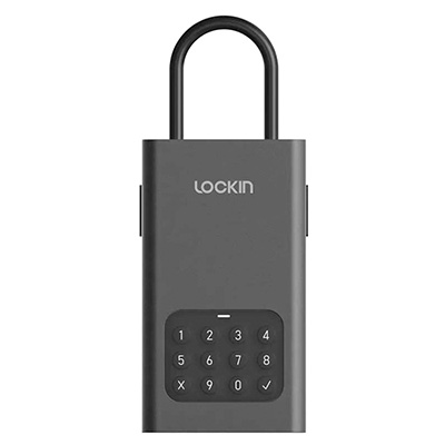 Lockin Κλειδοθήκη Τοίχου Μεταλλική Με Πληκτρολόγιο, Bluetooth, Αδιάβροχη Ipx5 Με Κλειδαριά 9.5x5.5x15.5cm