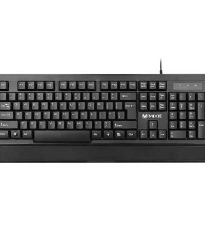 Πληκτρολόγιο Mixie X6, USB, Μαύρο - 6121 US