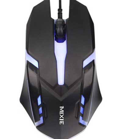 Ποντίκι παιχνιδιών Mixie X3, Οπτικό, 3D, Μαύρο - 722
