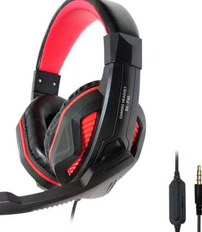 Ακουστικά Oakorn P40, Μικρόφωνο, 3.5mm, Μαυρο - 20525 PS4,XBOX(ολα),Switch,PC
