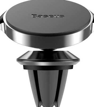 Baseus Βάση Στήριξης Αεραγωγού Small Ears Magnetic Car Holder - Μαύρο (SUER-A01)