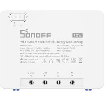 Sonoff Ενδιάμεσος Διακόπτης POWR3 High Power Smart Switch Wi-Fi σε Λευκό Χρώμα (6920075776768)