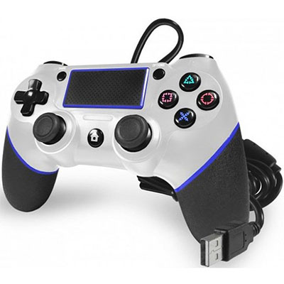 TTX Playstation 4 Champion Wired Controller White(Με καλωδιο)