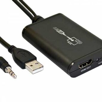 Μετατροπέας USB σε HDMI Μ με Καλώδιο Ήχου, Μαύρο - 18304 - Expected products
