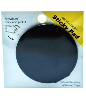 Sticky Pad για smartphone, πολλαπλών χρήσεων, Black