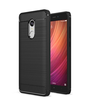 POWERTECH Θήκη Carbon Flex για Xiaomi Note 4/4X, Black