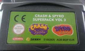 Crash and Spyro Superpack vol 3 GB Advace USED