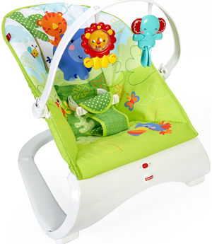 FISHER PRICE - RAINFOREST FRIENDS COMFORT CURVE BOUNCER (CJJ79)