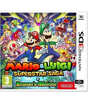 Mario & Luigi Superstar Saga + Bowser's Minions 3DS NEW