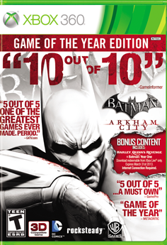 Batman: Arkham City: Game of the Year Edition X360 NEW