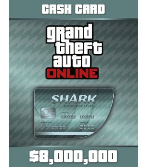 Rockstar Megalodon Shark Card ( 8.000.000 $ ) for GTA Online