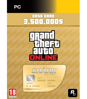 Rockstar Whale Shark Card ( 3.500.000 $ ) for GTA Online