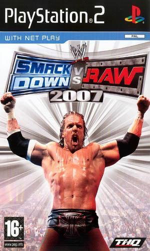 SmackDown vs Raw 2007(No Manual) PS2 USED