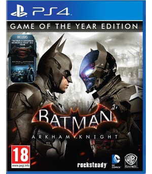 Batman Arkham Knight Game of the Year Ed+ Batmobile Pack DLC PS4 NEW