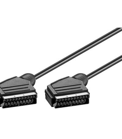GOOBAY καλώδιο Scart 21pin σε Scart 21pin 11702, 1.5m, μαύρο 11702