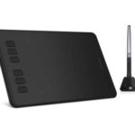 HUION pen tablet H640P, 6.3 x 3.9", battery-free pen, 6 πλήκτρα, μαύρο