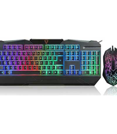 Motospeed S69 Σετ Gaming Πληκτρολογιο με LED Φωτισμο και Ποντικι US