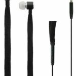 Lamtech Shoelace In-ear Handsfree με μικροφωνο με Βύσμα 3.5mm Μαύρο (LAM020359)