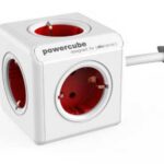 ALLOCACOC PowerCube Original - Πολύμπριζο - Κόκκινο