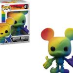 Funko POP Disney: Pride - Mickey Mouse (Rainbow) #01 Vinyl Figure